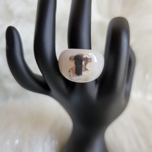 Tous Stone Silver Ring
